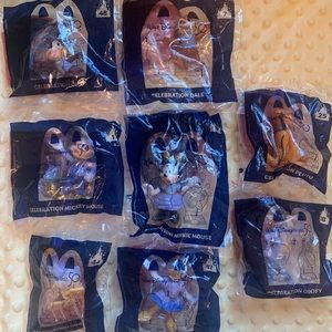 Disney 50th Anniversary McDonald’s Happy Meal Toys- Celebration Characters Set